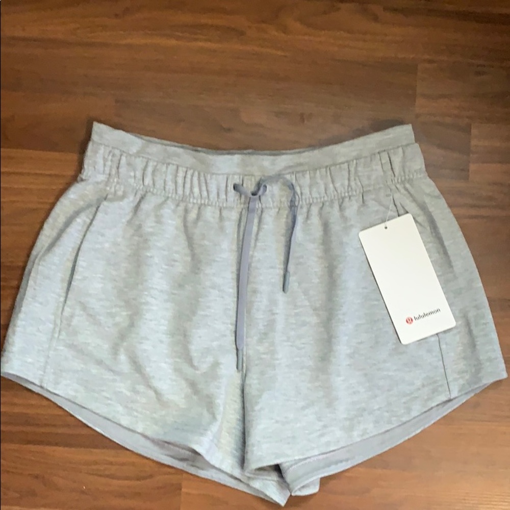 Lululemon grey cotton shorts 8